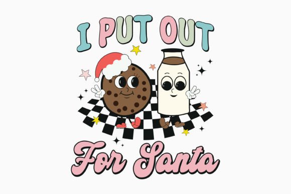 Christmas I Put out for Santa Retro Svg: Graphics & Crafts