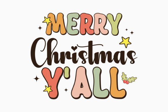 Christmas Merry Y all Retro Svg Review