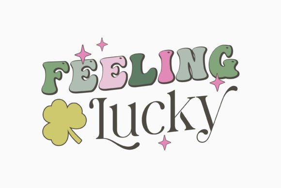 Feeling Lucky St Patricks Day SVG Retro Review