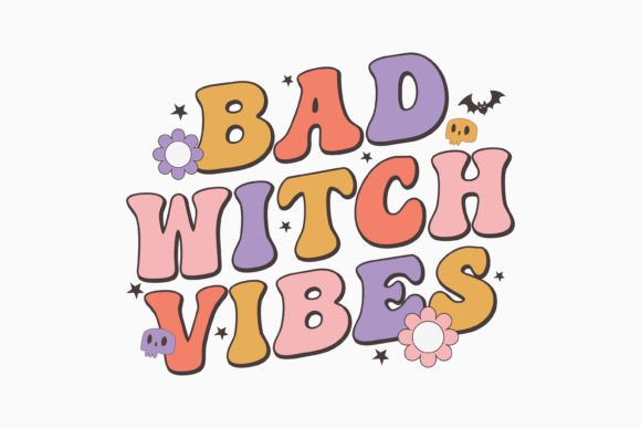Halloween Bad Witch Vibes Retro Svg Review