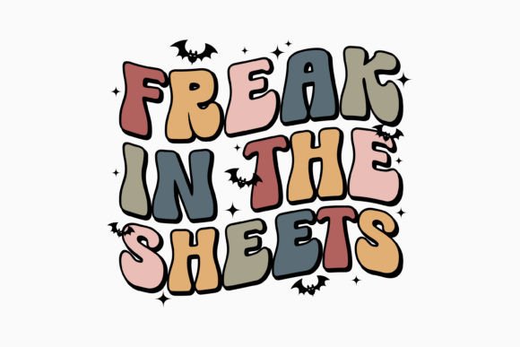Halloween Freak in the Sheets Retro Svg for Crafts Graphics