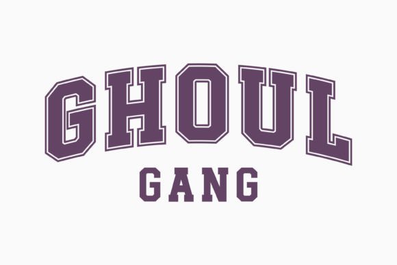 Halloween Ghoul Gang Retro Svg for Graphics and Crafts