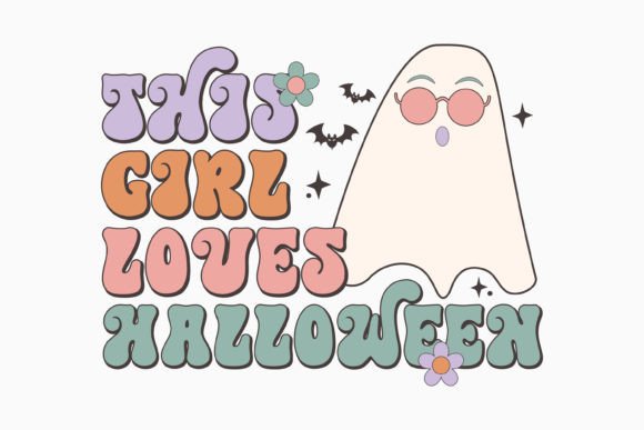 Halloween This Girl Loves Retro Svg: Graphics & Crafts