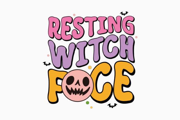 Resting Witch Face: Retro Graphics for Crafts