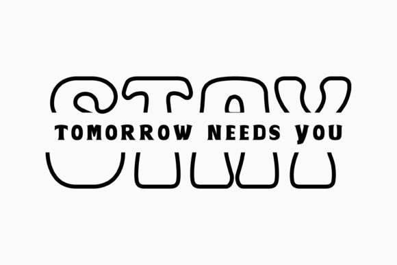 Stay Tomorrow Needs You Retro Mental Graphics for Crafts